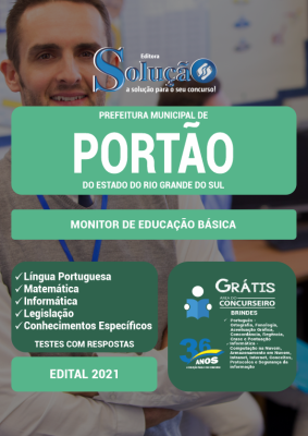 Apostila Prefeitura de Portão - RS - Monitor de Educação Básica - Imagem 2