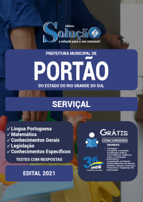 Apostila Prefeitura de Portão - RS - Serviçal - Imagem 2