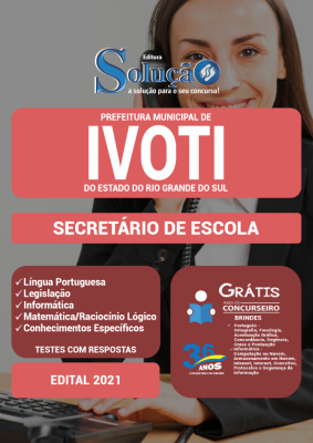 Apostila Prefeitura de Ivoti - RS - Secretário de Escola - Imagem 2