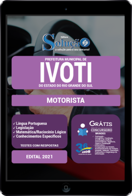 Apostila Prefeitura de Ivoti - RS em PDF - Motorista - Imagem 1