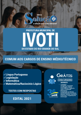 Apostila Prefeitura de Ivoti - RS - Comum aos Cargos de Ensino Médio/Técnico - Imagem 2