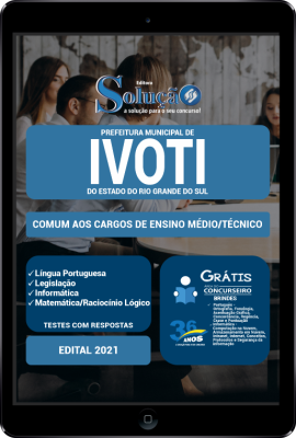 Apostila Prefeitura de Ivoti - RS em PDF - Comum aos Cargos de Ensino Médio/Técnico - Imagem 1