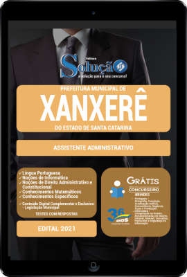 Apostila Prefeitura de Xanxerê - SC em PDF - Assistente Administrativo - Imagem 1