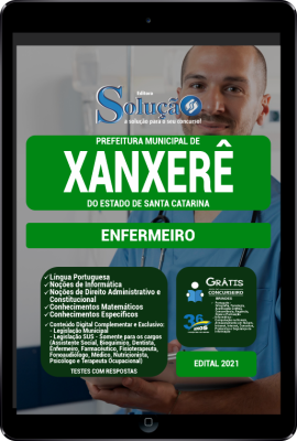 Apostila Prefeitura de Xanxerê - SC em PDF - Enfermeiro - Imagem 1