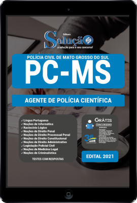 Apostila PC-MS em PDF - Agente de Polícia Científica - Imagem 1