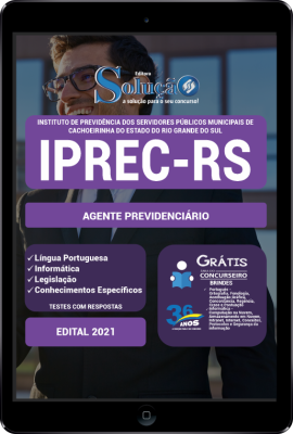 Apostila IPREC-RS em PDF - Agente Previdenciário - Imagem 1