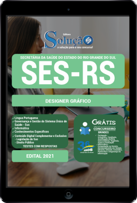 Apostila SES-RS em PDF - Designer Gráfico - Imagem 1