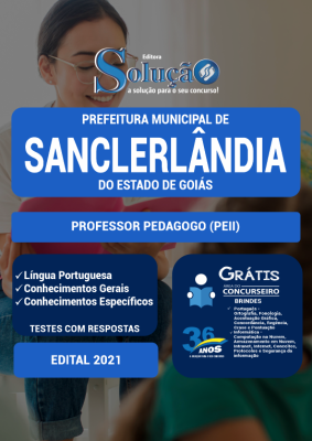 Apostila Prefeitura de Sanclerlândia - GO - Professor Pedagogo (PEII) - Imagem 2