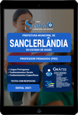 Apostila Prefeitura de Sanclerlândia - GO em PDF - Professor Pedagogo (PEII) - Imagem 1