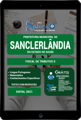 Apostila Prefeitura de Sanclerlândia - GO em PDF - Fiscal de Tributos II - Imagem 1