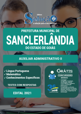 Apostila Prefeitura de Sanclerlândia - GO - Auxiliar Administrativo II - Imagem 2