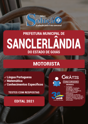 Apostila Prefeitura de Sanclerlândia - GO - Motorista - Imagem 2