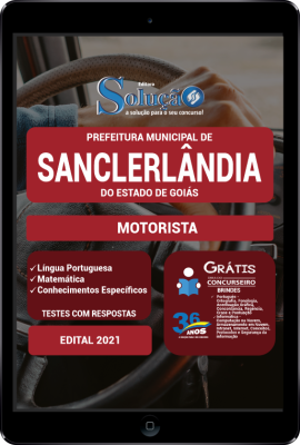 Apostila Prefeitura de Sanclerlândia - GO em PDF - Motorista - Imagem 1