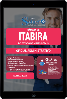 Apostila Câmara de Itabira - MG em PDF - Oficial Administrativo - Imagem 1