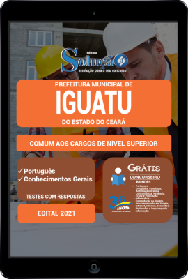 Apostila Prefeitura de Iguatu - CE em PDF - Comum aos Cargos de Nível Superior - Imagem 1