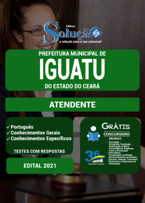 Apostila Prefeitura de Iguatu - CE - Atendente - Imagem 2