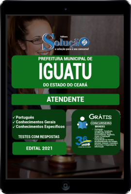 Apostila Prefeitura de Iguatu - CE em PDF - Atendente - Imagem 1