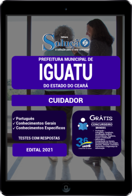 Apostila Prefeitura de Iguatu - CE em PDF - Cuidador - Imagem 1