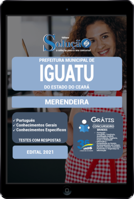 Apostila Prefeitura de Iguatu - CE em PDF - Merendeira - Imagem 1