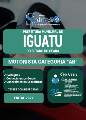 Apostila Prefeitura de Iguatu - CE - Motorista Categoria AB - Imagem 2