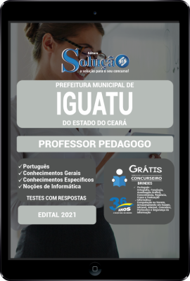 Apostila Prefeitura de Iguatu - CE em PDF - Professor Pedagogo - Imagem 1