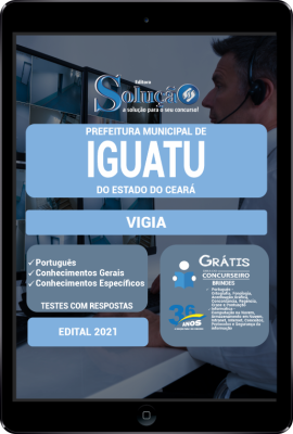 Apostila Prefeitura de Iguatu - CE em PDF - Vigia - Imagem 1