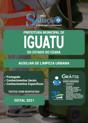 Apostila Prefeitura de Iguatu - CE - Auxiliar de Limpeza Urbana - Imagem 2