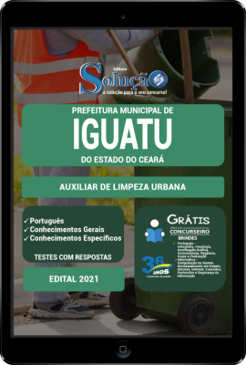 Apostila Prefeitura de Iguatu - CE em PDF - Auxiliar de Limpeza Urbana - Imagem 1