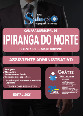 Apostila Câmara de Ipiranga do Norte - MT - Assistente Administrativo - Imagem 2