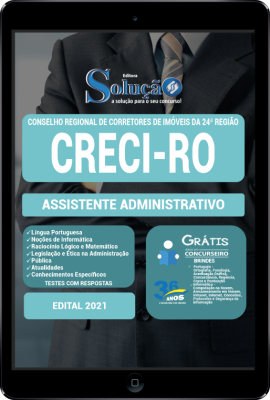 Apostila CRECI-RO em PDF - Assistente Administrativo - Imagem 1