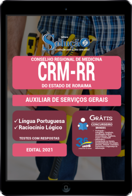 Apostila CRM-RR em PDF - Auxiliar de Serviços Gerais - Imagem 1