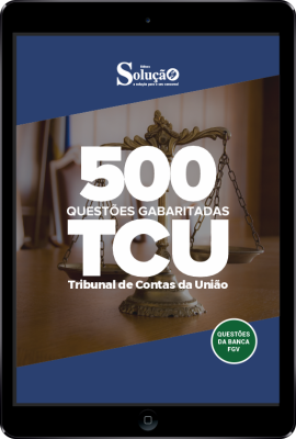 Caderno de Questões TCU em PDF - 500 Questões Gabaritadas - Imagem 1