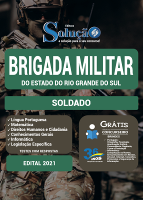 Apostila Brigada Militar - RS - Soldado - Imagem 1