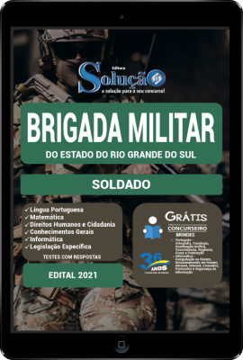 Apostila Brigada Militar - RS em PDF - Soldado - Imagem 1