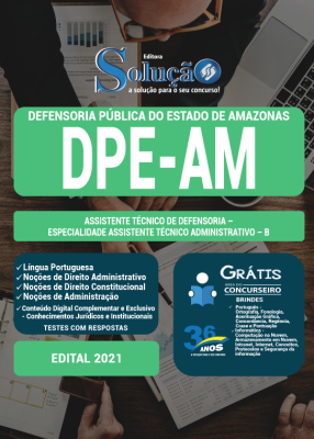 Apostila DPE-AM - Assistente Técnico de Defensoria - Especialidade Assistente Técnico Administrativo - B - Imagem 3