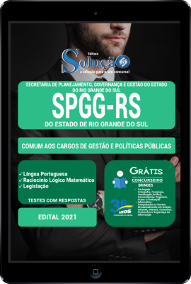 Apostila SPGG-RS em PDF - Comum aos Cargos de Gestão e Políticas Públicas - Imagem 1