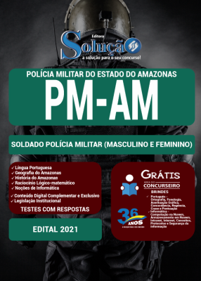 Apostila PM-AM - Soldado Polícia Militar (Masculino e Feminino) - Imagem 3