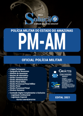 Apostila PM-AM - Oficial Polícia Militar - Imagem 3