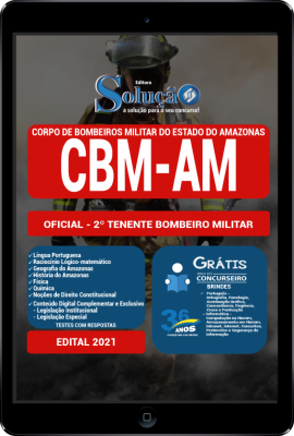 Apostila CBM-AM em PDF - Oficial - 2º Tenente Bombeiro Militar - Imagem 1