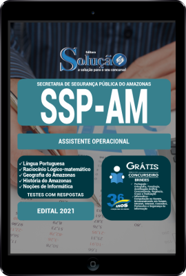 Apostila SSP-AM em PDF - Assistente Operacional - Imagem 1