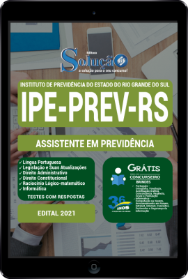 Apostila IPE PREV-RS em PDF - Assistente em Previdência - Imagem 1