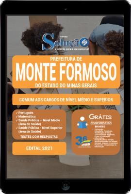 Apostila Prefeitura de Monte Formoso - MG em PDF - Comum aos Cargos de Nível Médio e Superior - Imagem 1