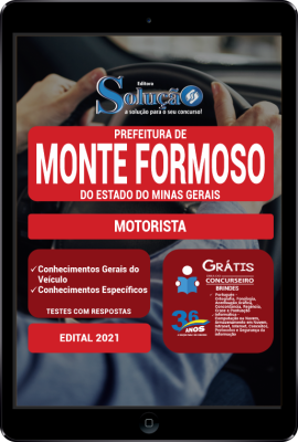 Apostila Prefeitura de Monte Formoso - MG em PDF - Motorista - Imagem 1