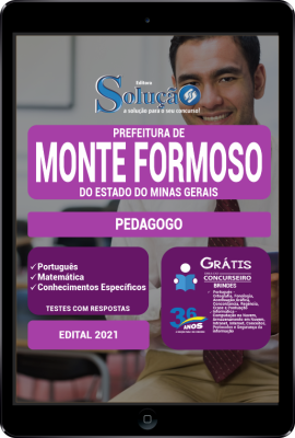 Apostila Prefeitura de Monte Formoso - MG em PDF - Pedagogo - Imagem 1