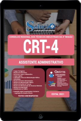 Apostila CRT-4 em PDF - Assistente Administrativo - Imagem 1