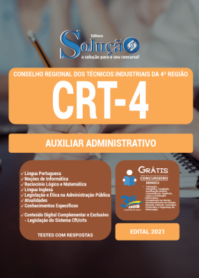 Apostila CRT-4 - Auxiliar Administrativo - Imagem 3