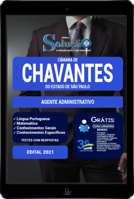 Apostila Câmara de Chavantes - SP em PDF - Agente Administrativo - Imagem 1