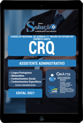 Apostila CRQ-ES em PDF - Assistente Administrativo - Imagem 1