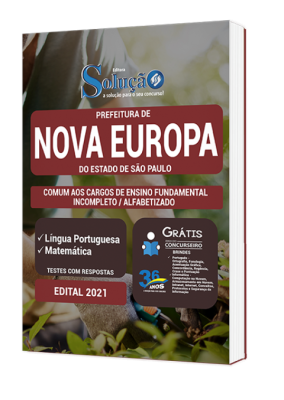 Apostila Prefeitura de Nova Europa - SP - Comum aos Cargos de Nível Fundamental Incompleto/Alfabetizado - Imagem 2