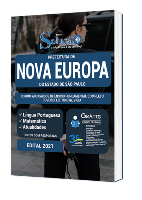 Apostila Prefeitura de Nova Europa - SP - Comum aos Cargos de Nível Fundamental Completo - Imagem 2